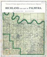 Richland and Palmyra Townships, Ford, Hartford, Palmyra, Warren County 1902 Hovey and Frame Publishers